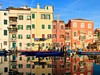 Kanály ve městě Chioggia - cestování po Itálii